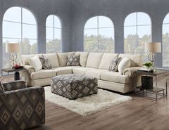 Ivory 2 Piece Sectional