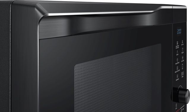 Samsung 1.1 Cu. Ft. Fingerprint Resistant Black Stainless Steel Counter Top Microwave 7