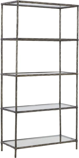 Mill Street® Antique Pewter Bookcase