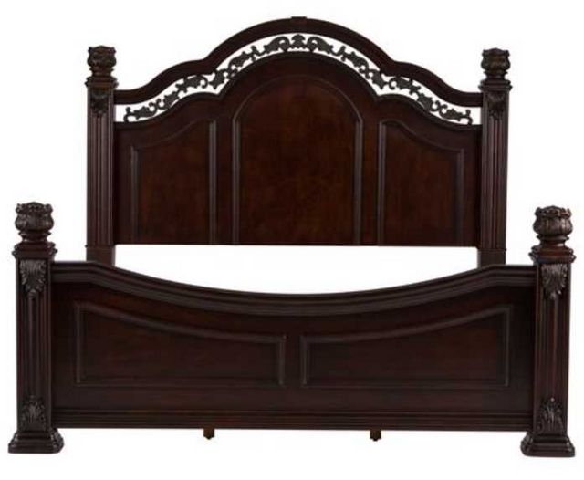 Liberty Messina Estates Bedroom King Poster Bed, Dresser, Mirror, Chest, and Night Stand Collection-1