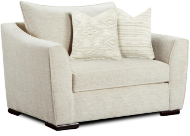 Fusion Furniture Vibrant Vision Oatmeal Chair 1/2