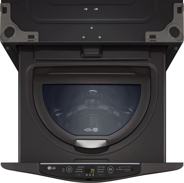 LG SideKick™ 29" Black Steel Laundry Pedestal Washer 6