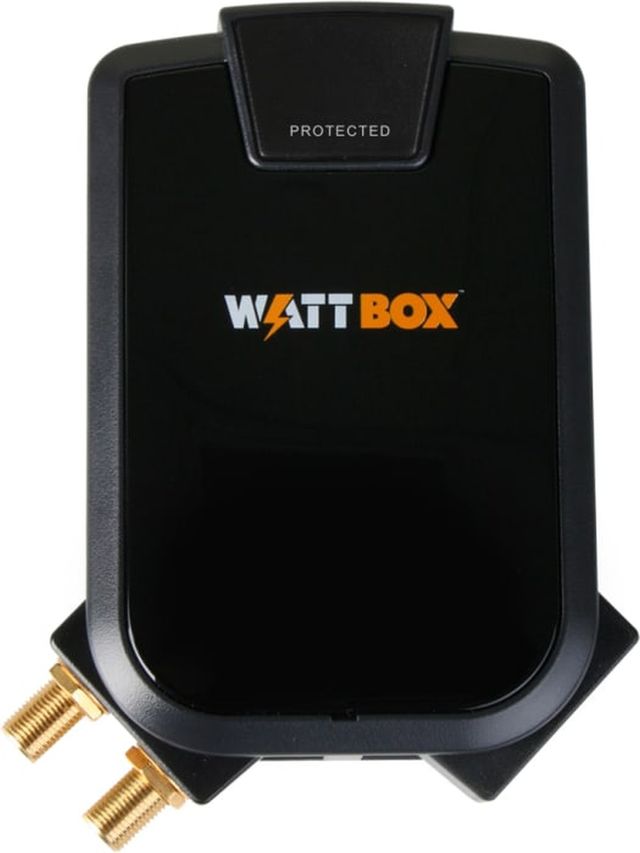 SnapAV WattBox® 3 Rotating Outlet Surge Protector Wall Tap with Coax Protection
