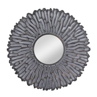 Uma Home Grey Pine Wall Mirror