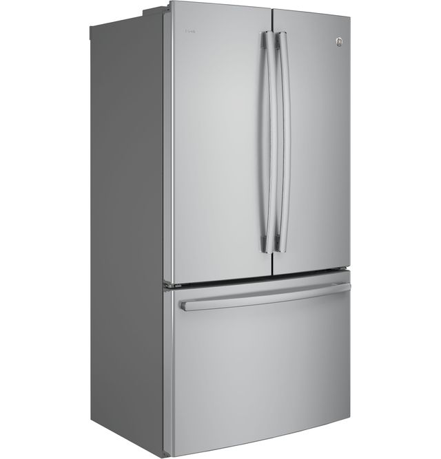 GE Profile™ 23.09 Cu. Ft. Stainless Steel Counter Depth French Door Refrigerator 1