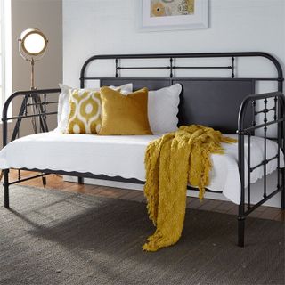 Liberty Furniture Vintage Black Twin Metal Day Youth Bed