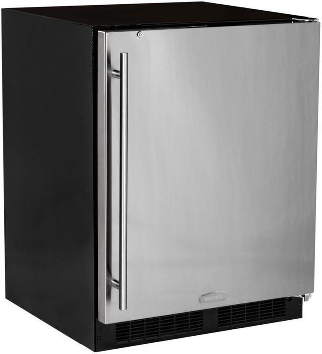 Marvel Low Profile 4.6 Cu. Ft. Stainless Steel Compact Refrigerator