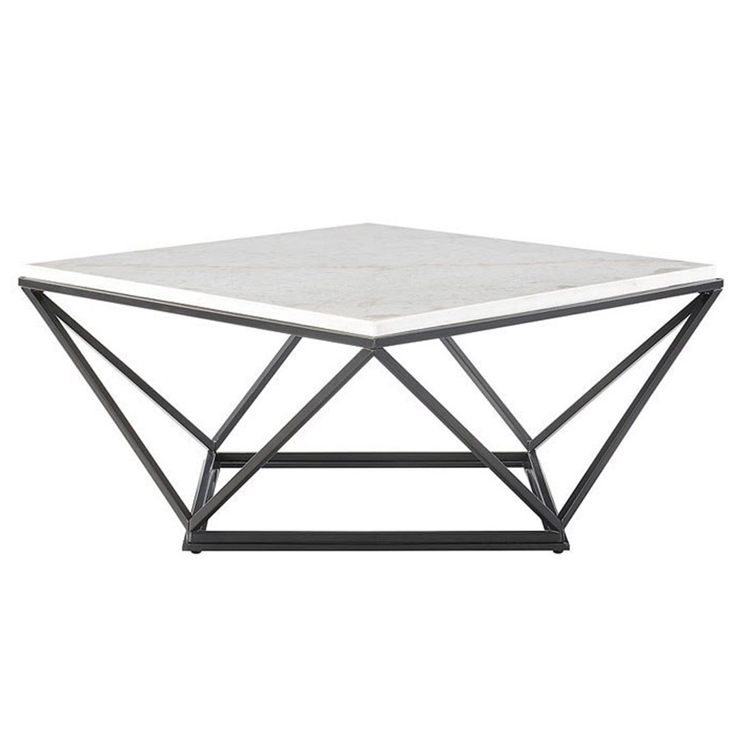 Elements Riko Square Marble Coffee Table