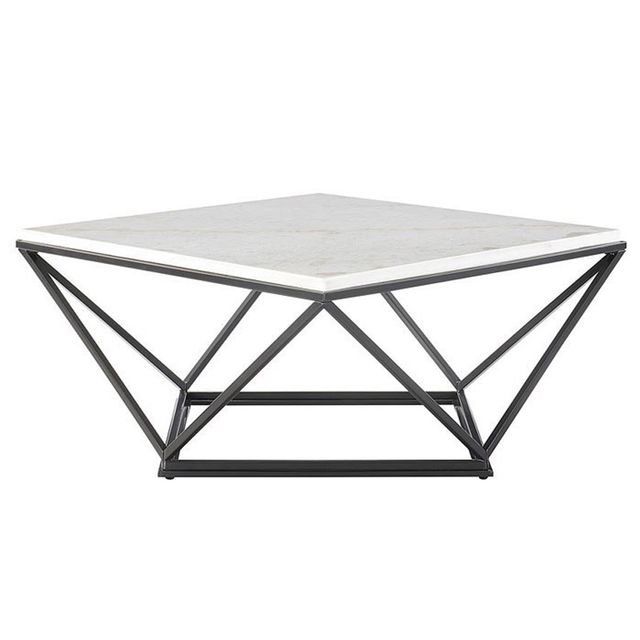 Elements Riko Square Marble Coffee Table-0