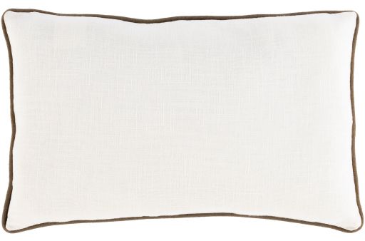 Surya Jahari Wheat 14" x 22" Toss Pillow with Polyester Insert 1