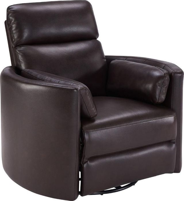 Parker House® Radius Florence Brown Leather Power Swivel Glider Recliner-0