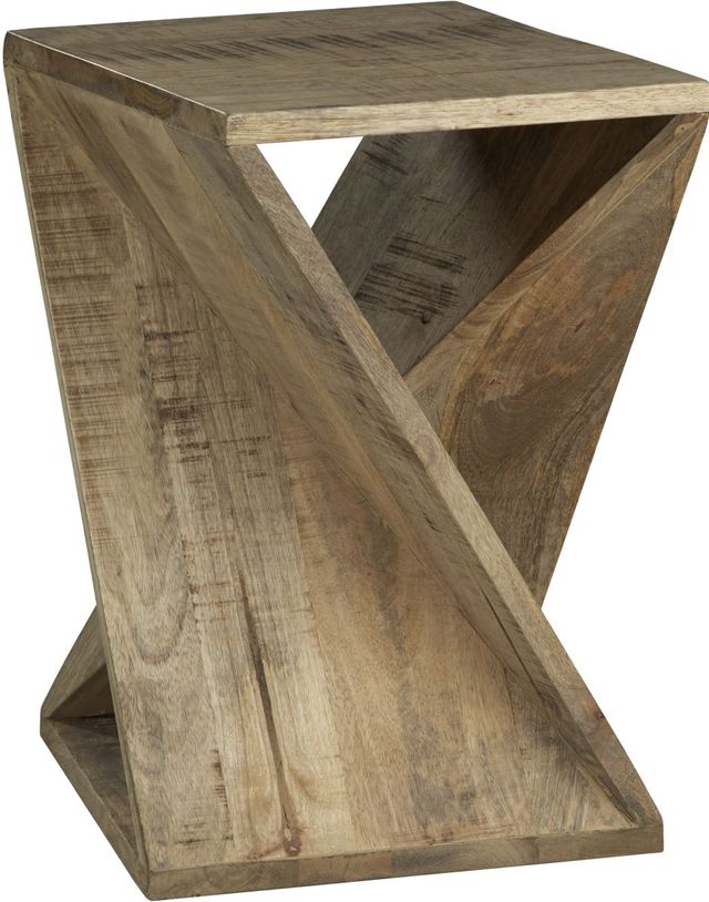 Signature Design by Ashley® Zalemont Distressed Brown Accent Table
