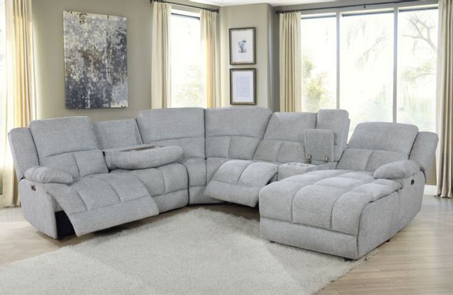 Bobby 6 Piece Power Reclining Sectional-1