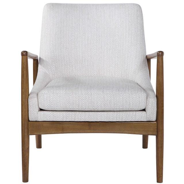 Uttermost® Bev White Accent Chair-0