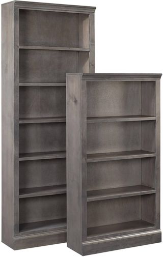Aspenhome® Churchill 84" Smokey Grey Bookcase with 5 Fixed Shelves