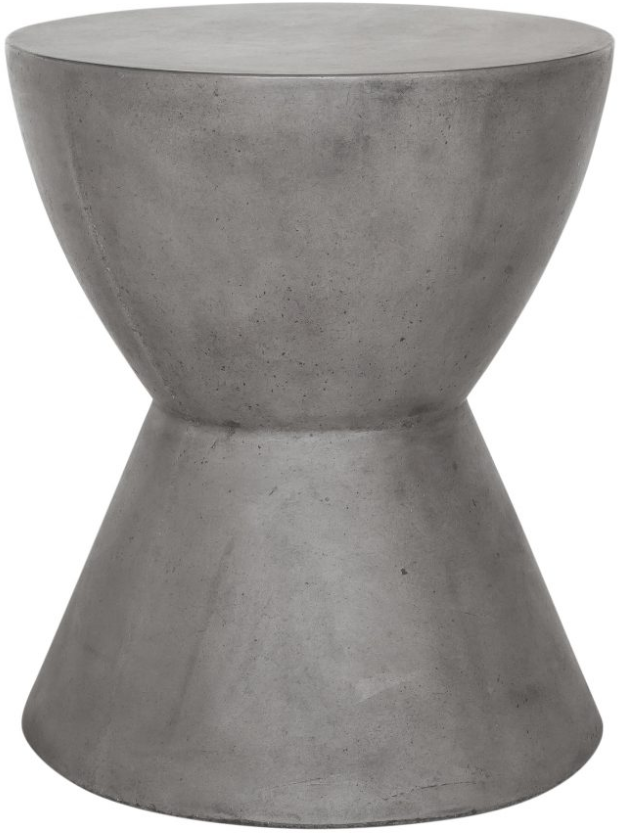 Moe's Home Collection Hourglass Gray Outdoor Stool