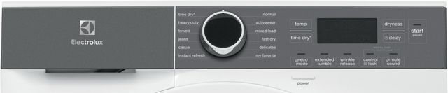 Electrolux 4.0 Cu. Ft. White Front Load Compact Electric Dryer 5