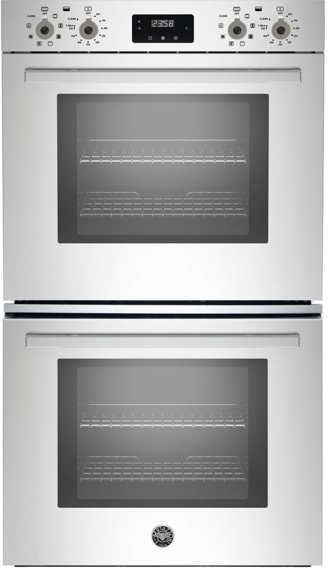 Bertazzoni Professional Series 30" Stainless Steel Electric Double Oven Built In-0