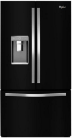 Whirlpool® 31.53 Cu. Ft. French Door Refrigerator-Black Ice