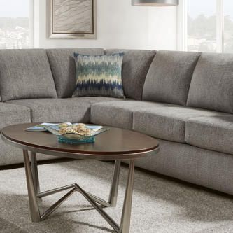 Affordable Furniture Silverton Pewter 2-Piece Sectional Sofa-1