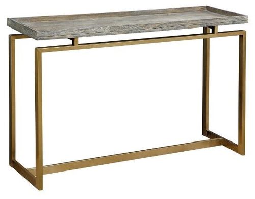 Coast2Coast Home™ Biscayne Weathered/Gold Console Table