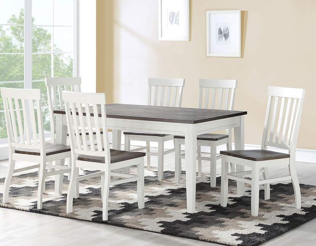 Steve Silver Co.® Caylie 7-Piece Two-Tone Dining Set-0