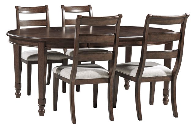 Signature Design by Ashley® Adinton Reddish Brown Dining Upholstered Side Chair 5