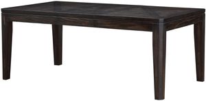 Steve Silver Co. Ally Antique Charcoal Dining Table with 18" Leaf