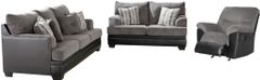 Signature Design by Ashley® Millingar 3-Piece Smoky Gray Living Room Seating Set