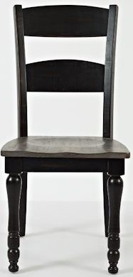 Jofran Inc. Madison County Black Ladderback Dining Chair 2