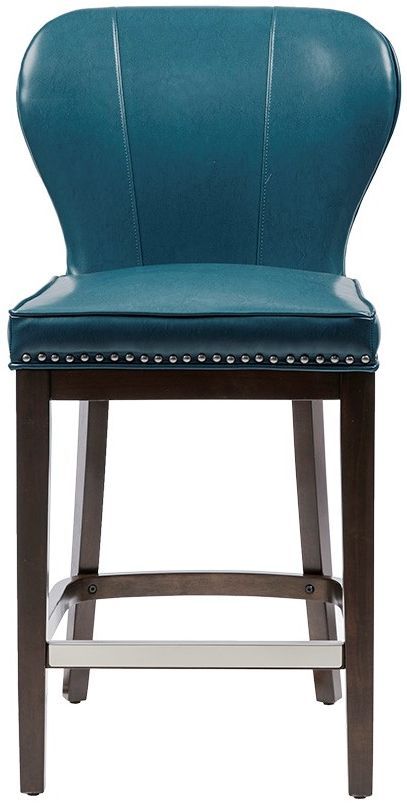 Olliix by Madison Park Blue/Brown Hilton Counter Stool | Bob Mills ...