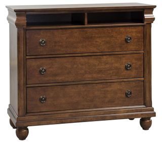 Liberty Furniture Rustic Traditions Rustic Cherry Media Chest