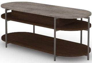 Sauder® Radial® Umber Wood™ Coffee Table