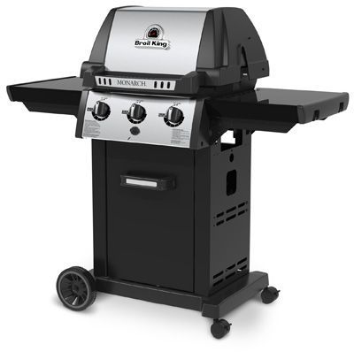 Broil King® Monarch™ 320  Series 22" Freestanding Black Natural Gas Grill 1