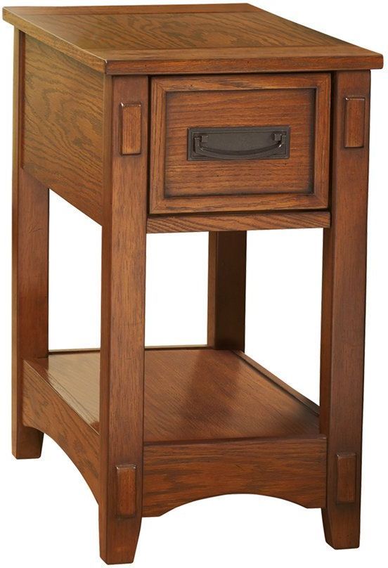Signature Design by Ashley® Breegin Brown Chair Side End Table-0
