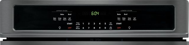 Frigidaire® 30" Black Stainless Steel Electric Built In Double Oven 6