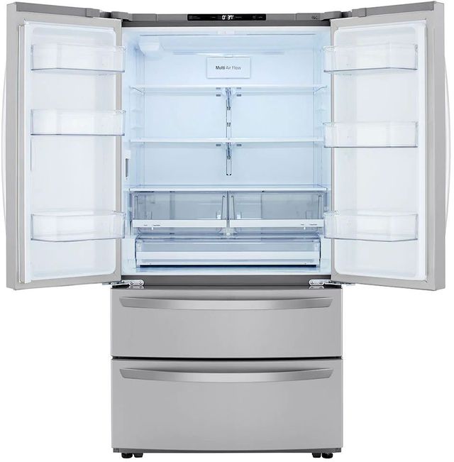 LG 22.7 Cu. Ft. Smudge Resistant Stainless Steel Counter Depth French Door Refrigerator 2