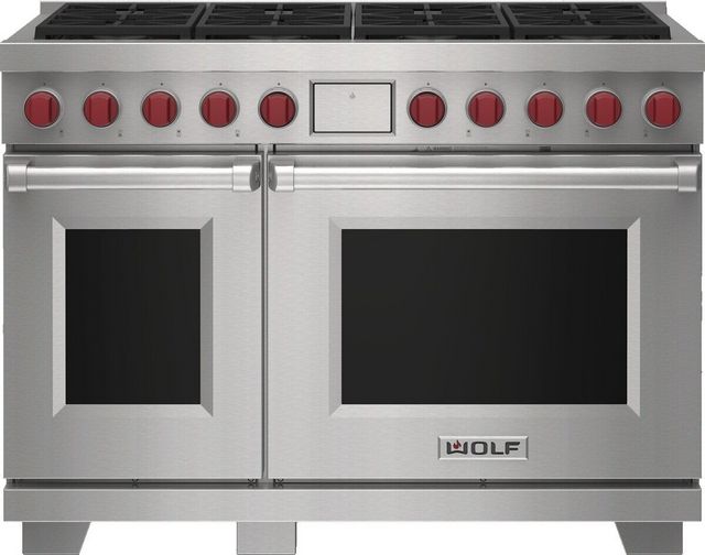 Wolf 60 in. 9.0 cu. ft. Double Oven Freestanding Dual Fuel Range