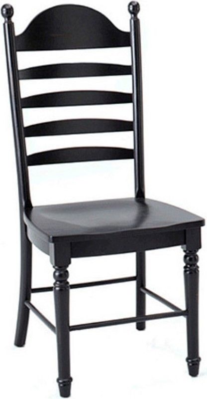 TEI Black Side Chair