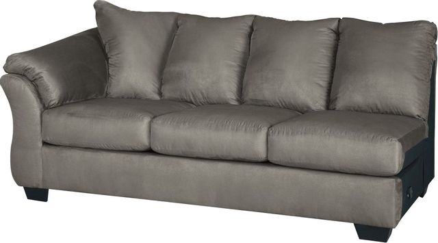 Signature Design by Ashley® Darcy Cobblestone 2-Piece Sectional with Chaise 1