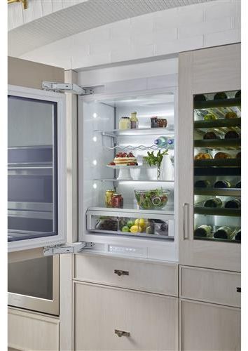 Monogram® 14.6 Cu. Ft. Integrated Glass-Door Counter Depth Column Refrigerator 7
