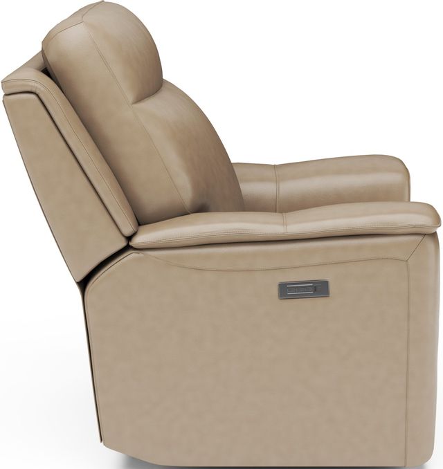 Flexsteel® Miller Beige Power Recliner With Power Headrest Top Furniture Gorham Nh