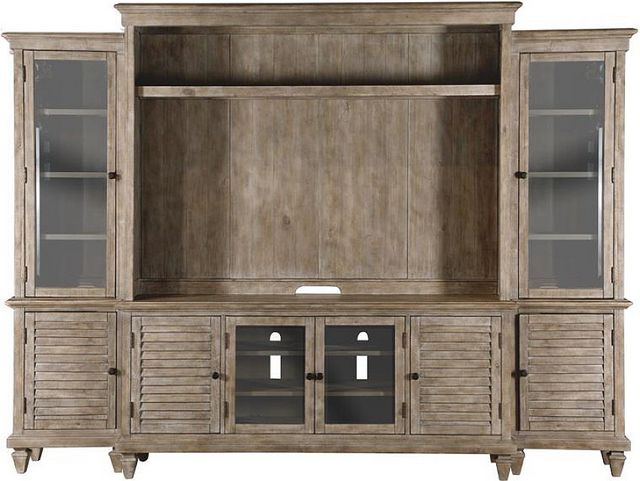 Magnussen Home® Lancaster Dovetail Grey Entertainment Wall-1
