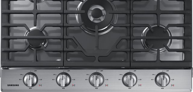 Samsung 30" Stainless Steel Gas Cooktop-NA30N6555TS-2