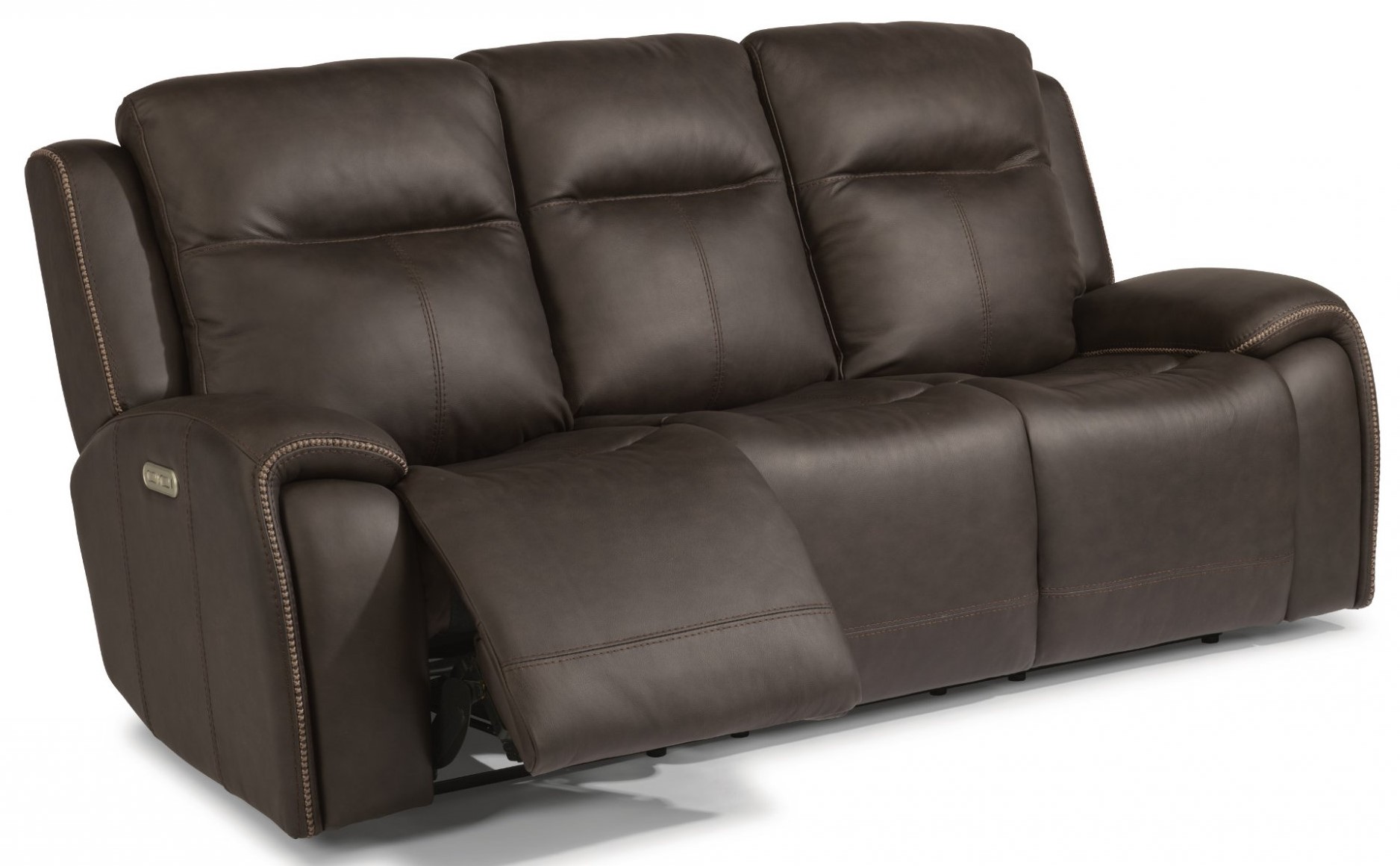 Flexsteel® Solo Power Reclining Sofa With Power Headrests | Fischer's ...