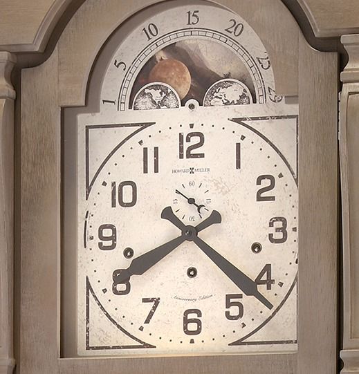 Howard Miller® Roderick Aged Grey Floor Clock 1