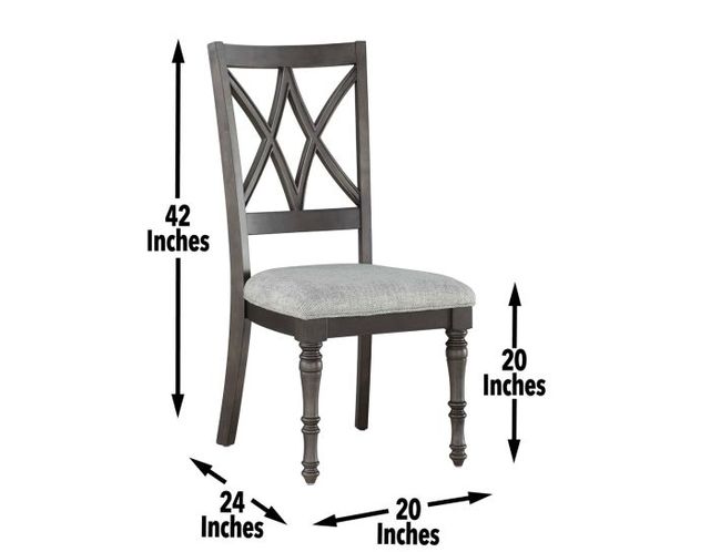 Steve Silver Co.® Linnett Gray Side Chair-1