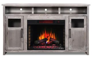 Legends Furniture Inc. Maison Driftwood 65" Fireplace Console