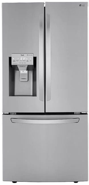 LG 24.5 Cu. Ft. Print Proof™ Stainless Steel French Door Refrigerator 