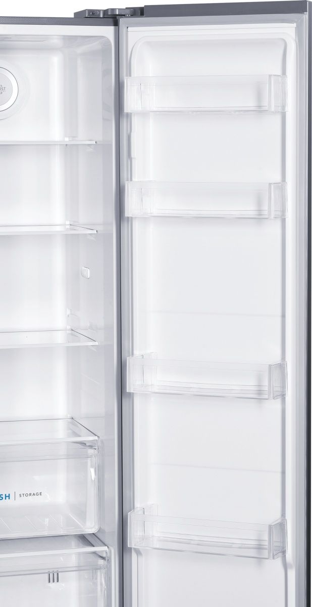Frigidaire® 18.8 Cu. Ft. Brushed Steel Counter Depth Side-by-Side Refrigerator 6